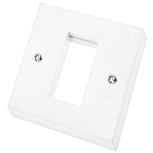 Scolmore Click Polar 1 Gang 1 Euro Module Front Plate