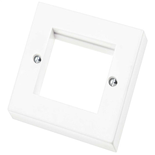 Scolmore Click Polar 1 Gang 2 Euro Module Front Plate