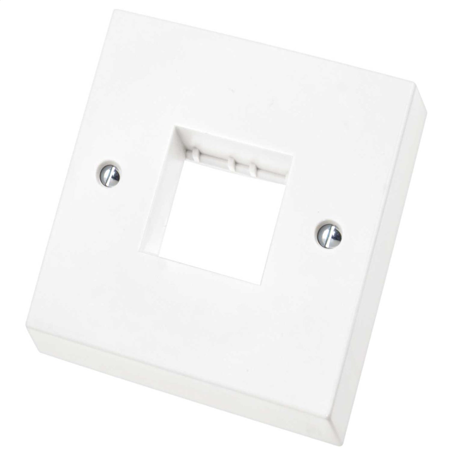 Scolmore Click Polar 1 Gang 2 Module Minigrid Front Plate White