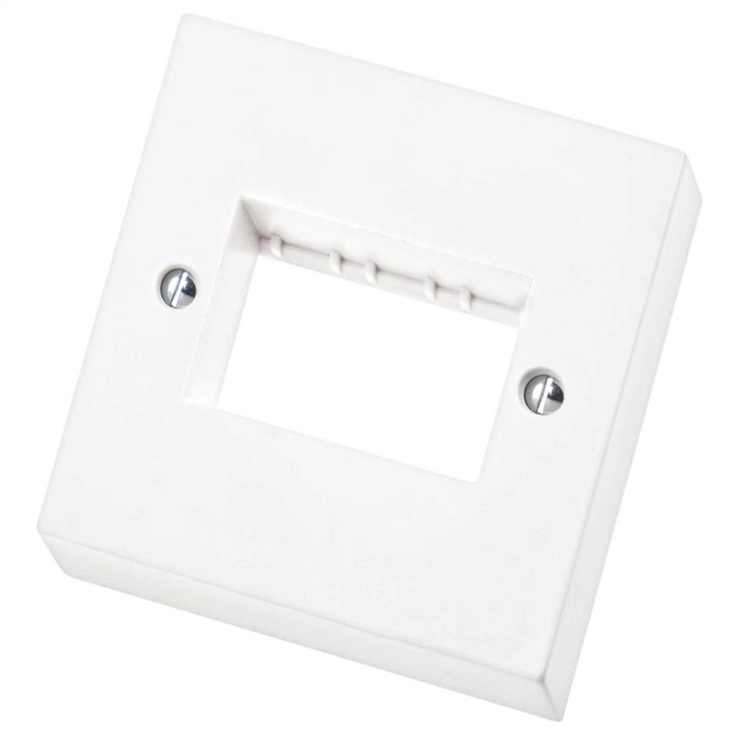 Scolmore Click Polar 1 Gang 3 Module Minigrid Front Plate White