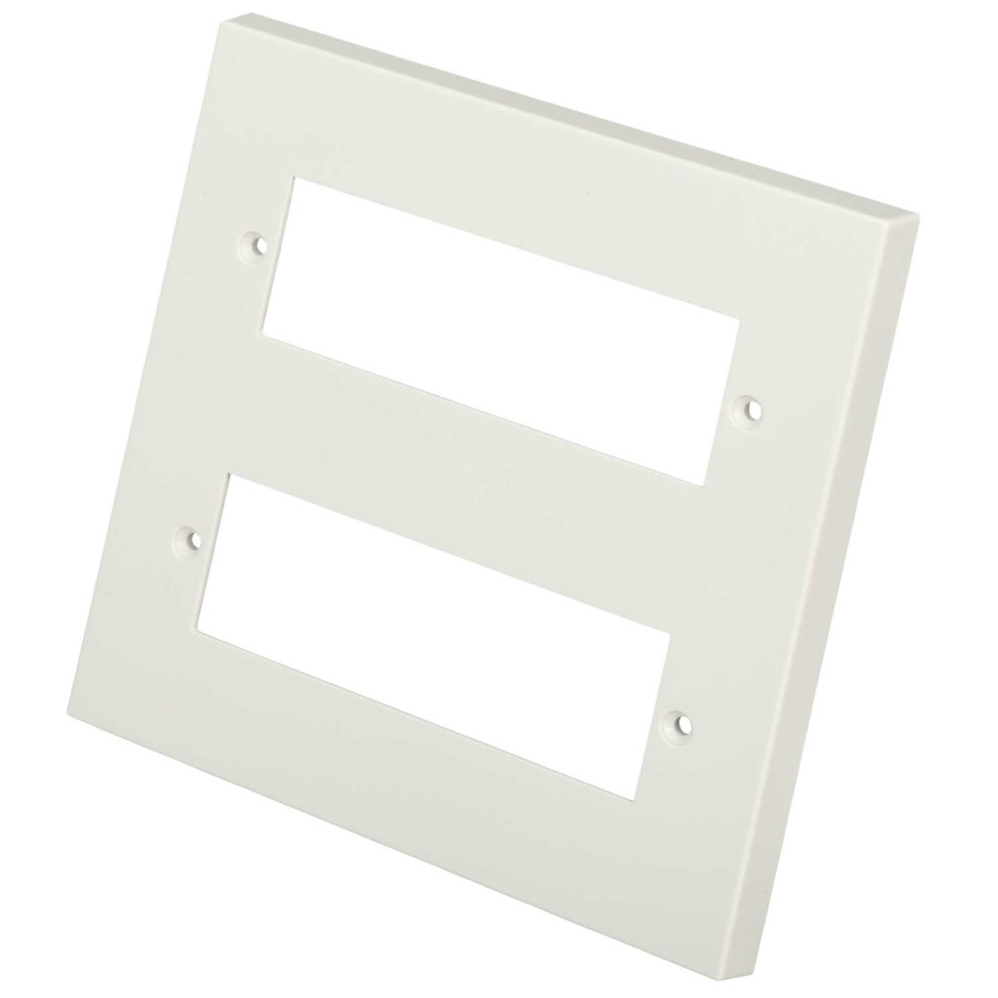 Scolmore Click Polar 12 Gang Minigrid Plate White