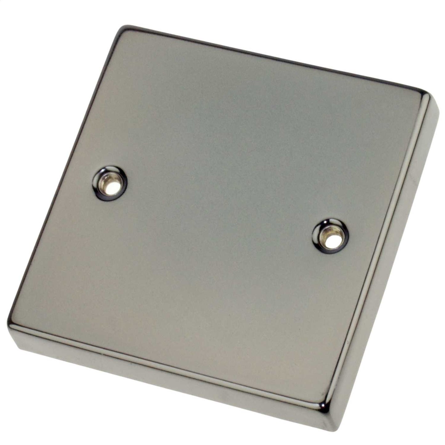 Scolmore Click Deco 1 Gang Blank Plate Black Nickel