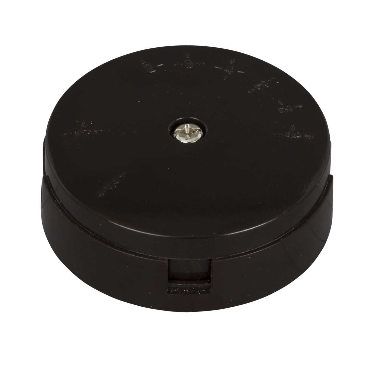 Scolmore Click Essentials 5A Junction Box Selective Entry 4 Terminal Brown