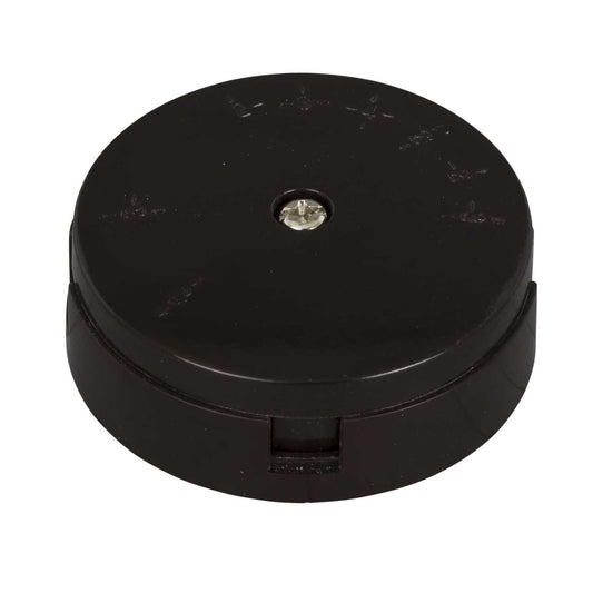 Scolmore Click Essentials 5A Junction Box Selective Entry 4 Terminal Brown
