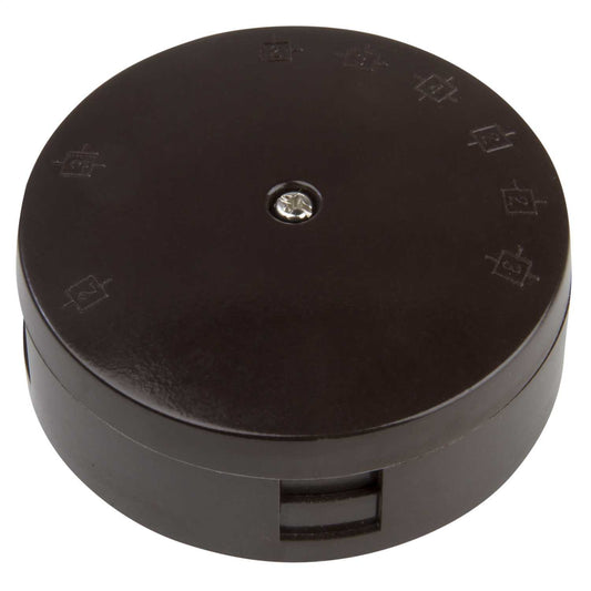Scolmore Click 30A 3 Terminal Junction Box Brown