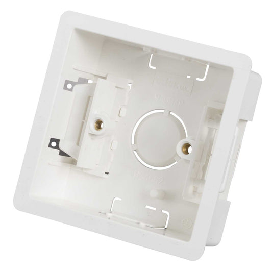 Scolmore Click Essentials 1 Gang Dry Lining Box 47mm