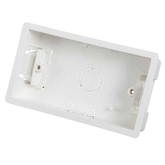 Scolmore Click Essentials 2 Gang Dry Lining Box 35mm