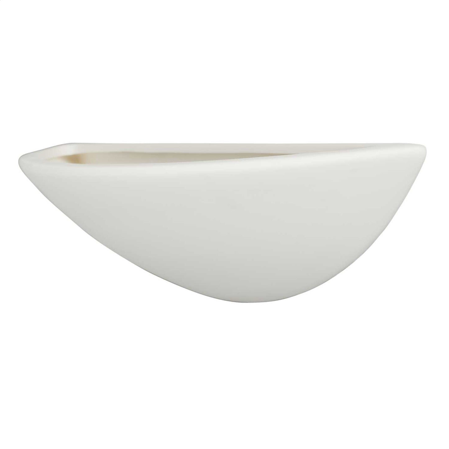 Searchlight Plaster ES Wall Light White