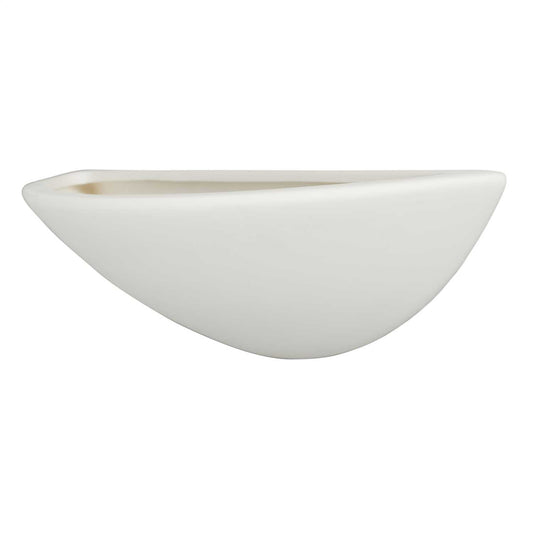Searchlight Plaster ES Wall Light White