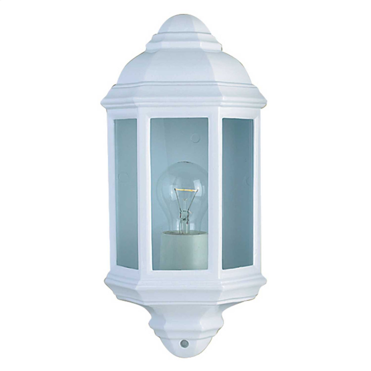 Searchlight Maine Outdoor Aluminium Half Lantern White IP44
