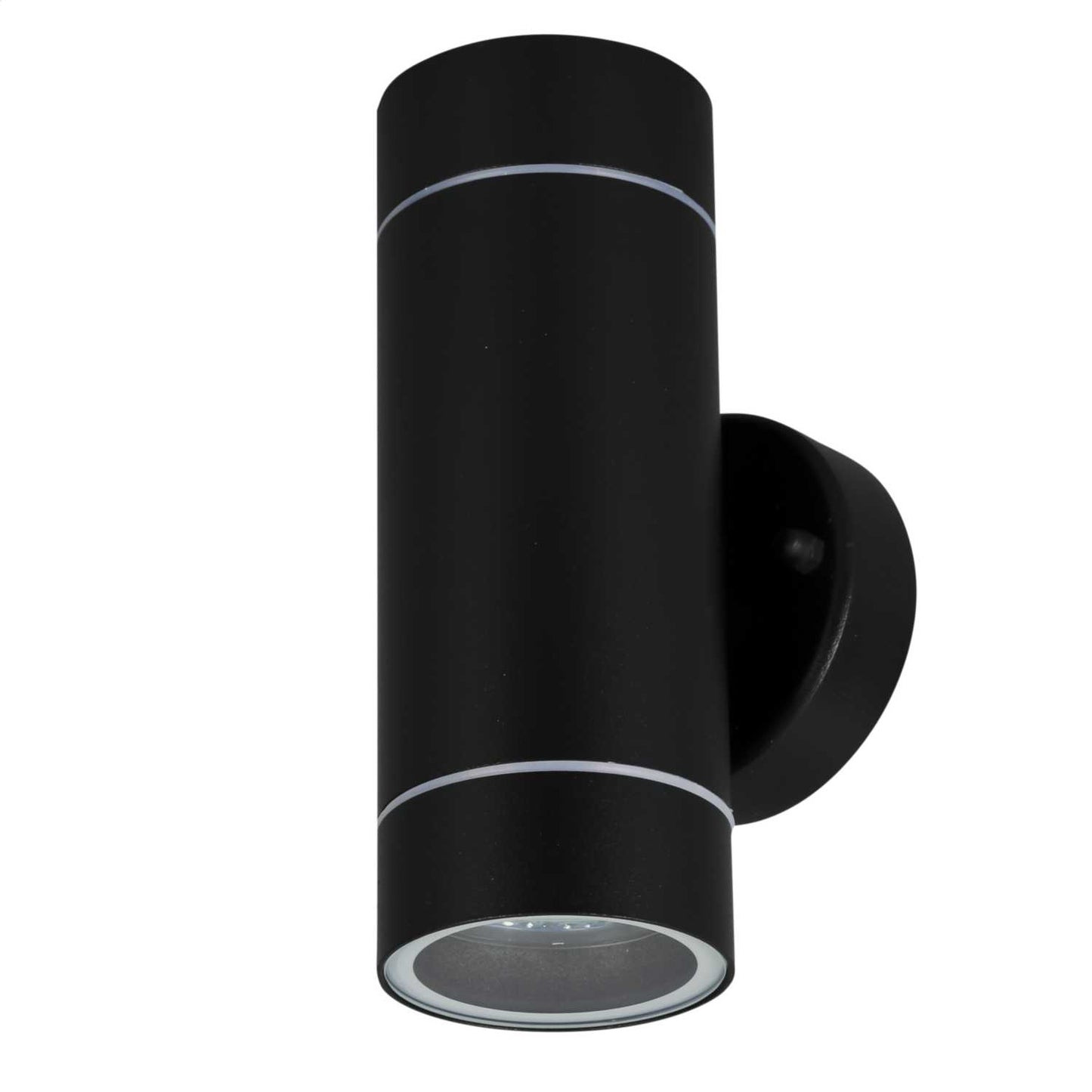Searchlight 3W GU10 LED IP44 Wall Light Black