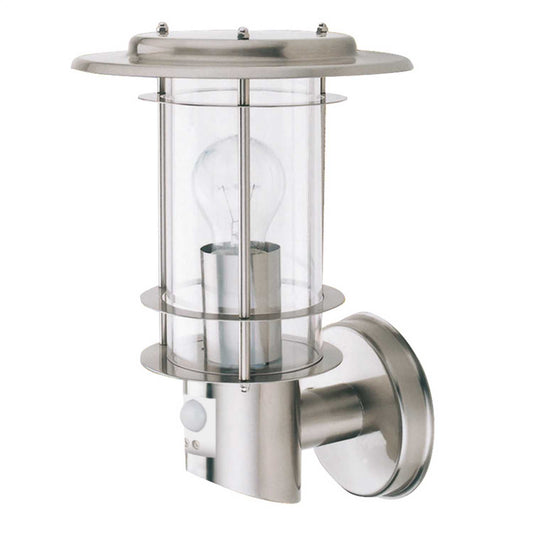 Searchlight 6211 External Wall Light with PIR Stainless Steel