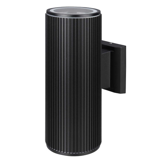 Searchlight Hamburg Up / Down Wall Light Black