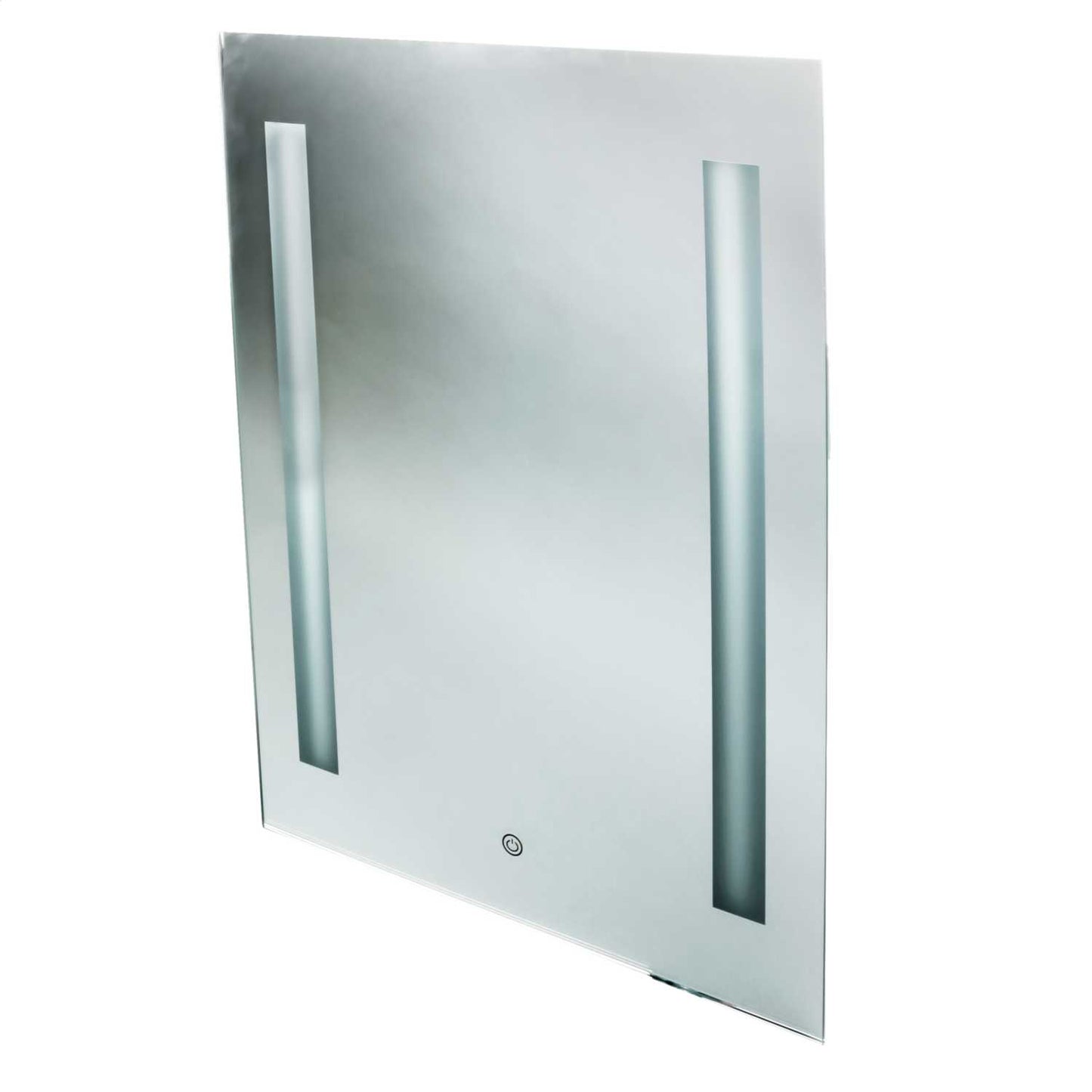 Searchlight Illuminated LED Touch Bathroom Mirror with Shaver Socket 4000K