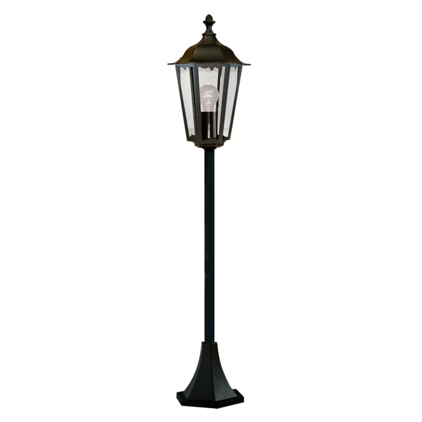 Searchlight Alex IP44 1050mm Outdoor Post Black