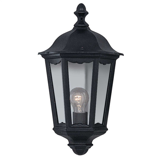 Searchlight Alex IP44 Black Half Lantern
