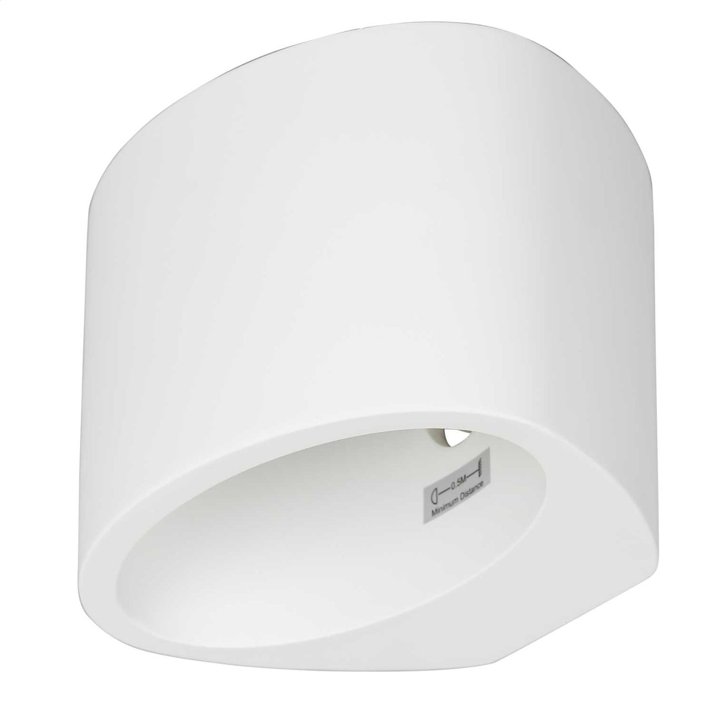 Searchlight Gypsum G9 Oval Plaster Wall Light White