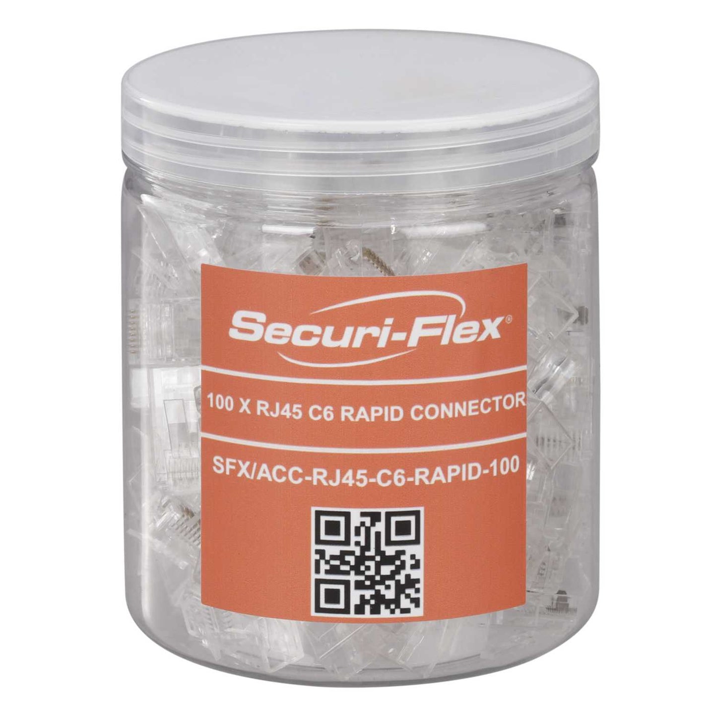 Securi-Flex CAT6 RJ45 UTP Rapid Connector Plug (Tub of 100)