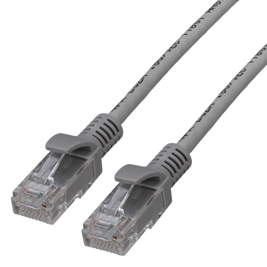 Securi-Flex 1m CAT6 Moulded Patch Lead Grey