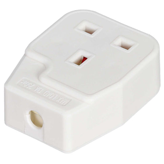 LGA Selectric 13A 1 Gang Trailing Socket White