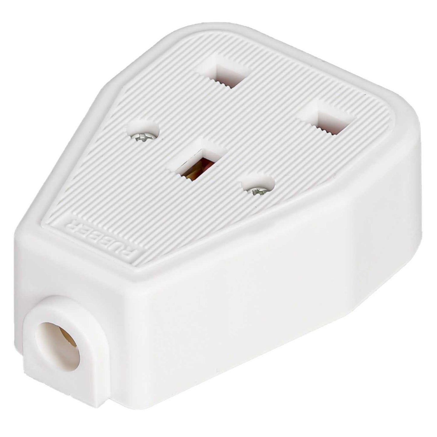 LGA Selectric 13A 1 Gang Heavy Duty Trailing Socket White