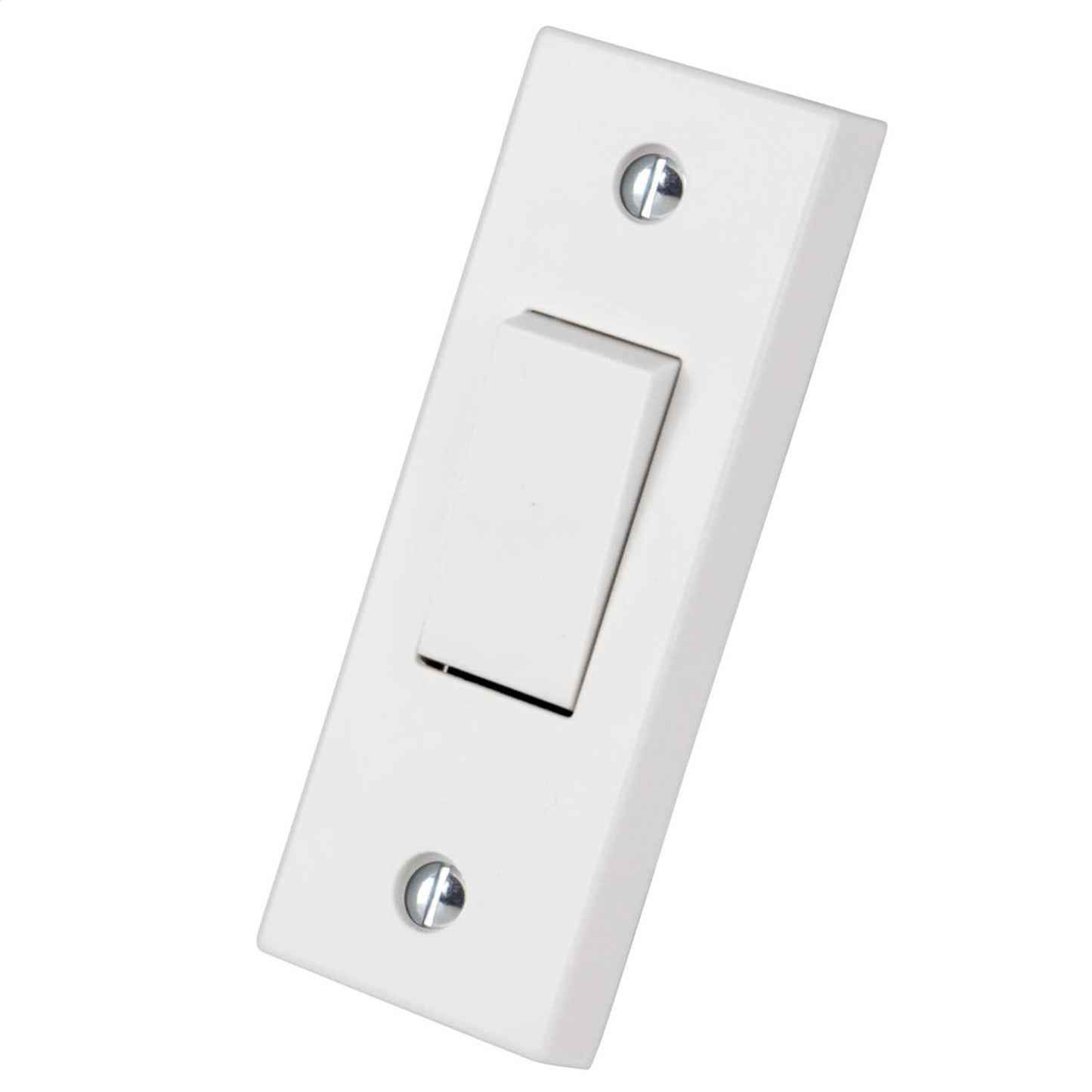 LGA Selectric 10A 1 Gang 2 Way Architrave Switch White