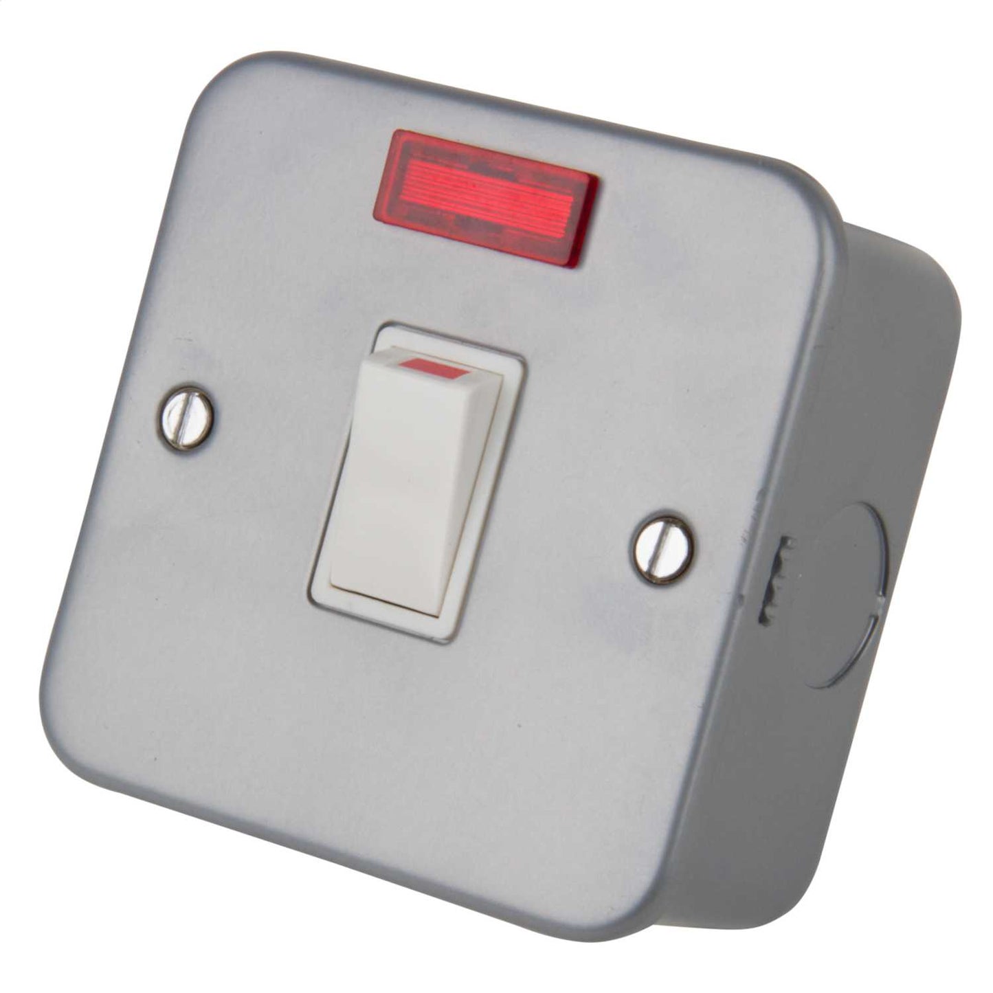 LGA Selectric 20A DP Switch with Neon Metal Clad