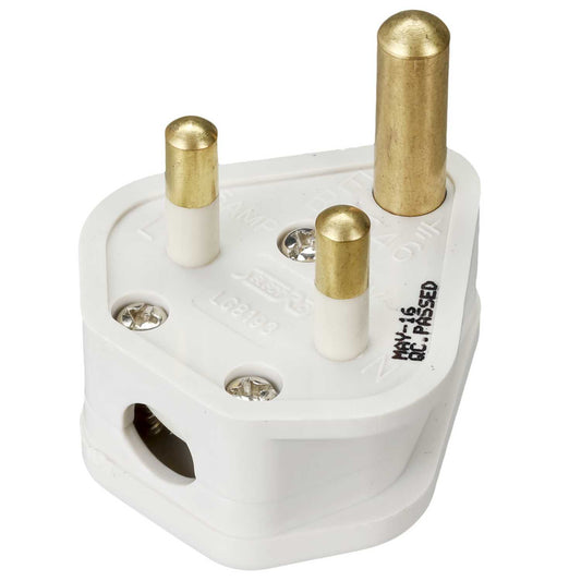 LGA Selectric 5A 3 Round Pin Plug
