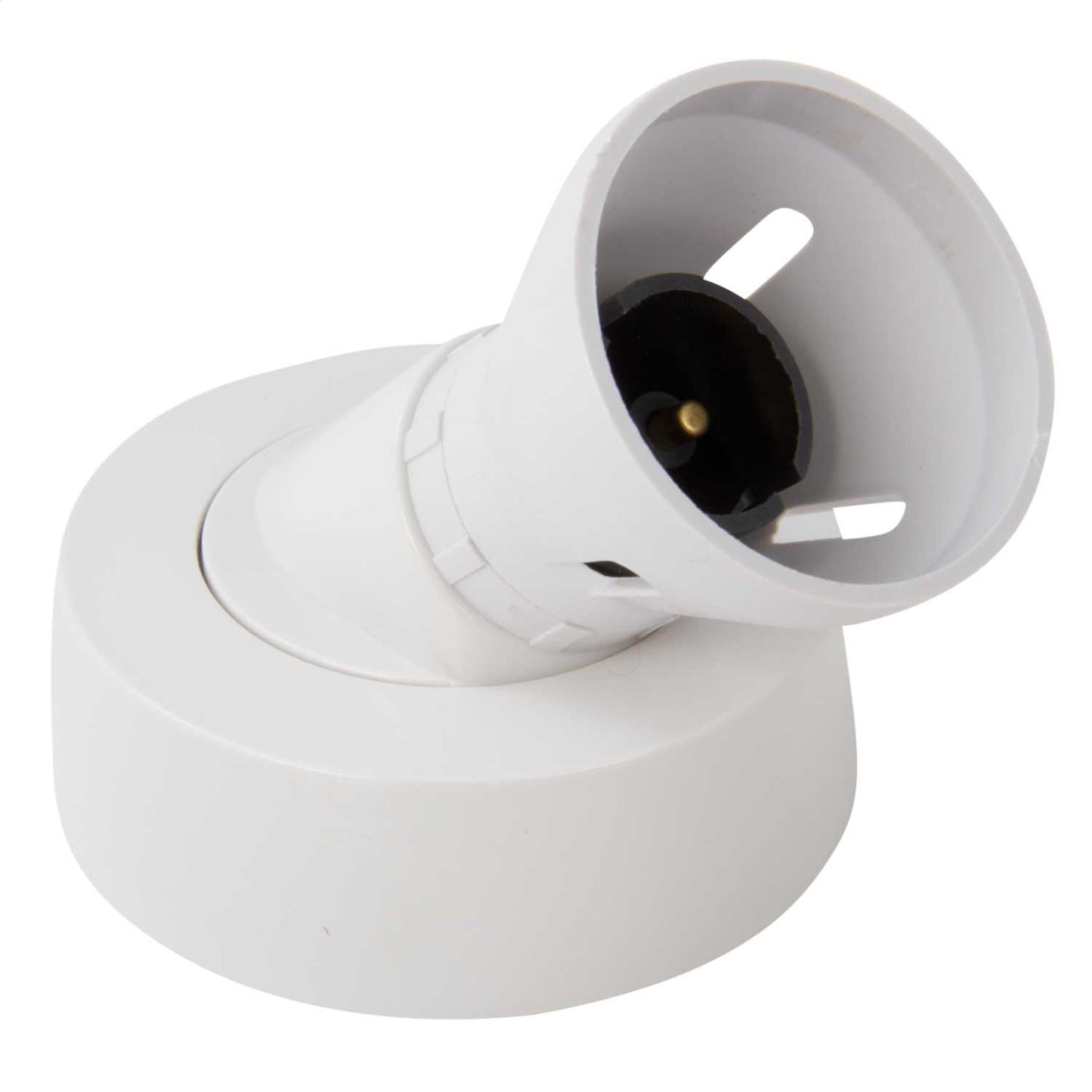 LGA Selectric BC Pre Wired Angled Batten Lampholder