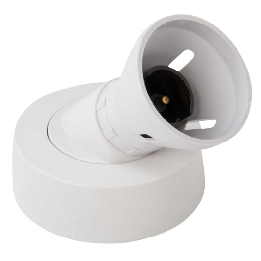 LGA Selectric BC Pre Wired Angled Batten Lampholder