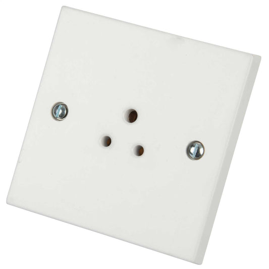 LGA Selectric 2A 1 Gang Unswitched Socket White