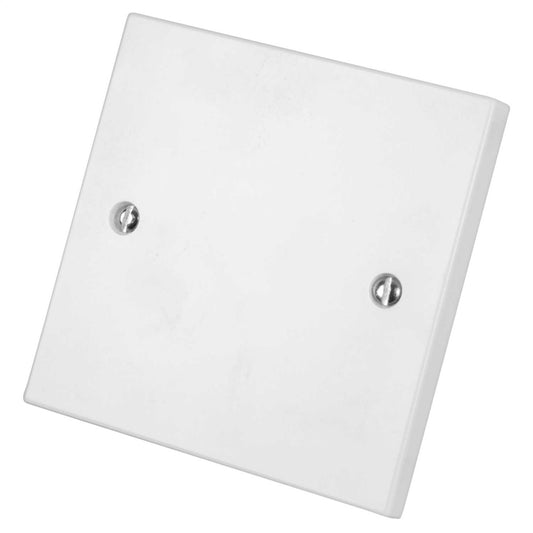 LGA Selectric 1 Gang Blank Plate White