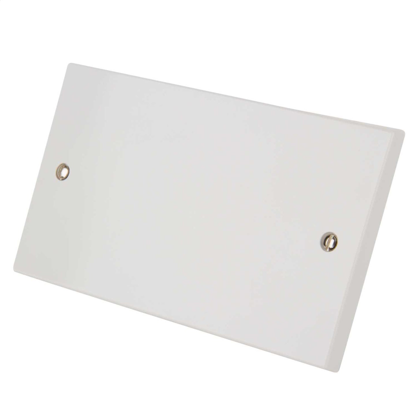 LGA Selectric 2 Gang Blank Plate White