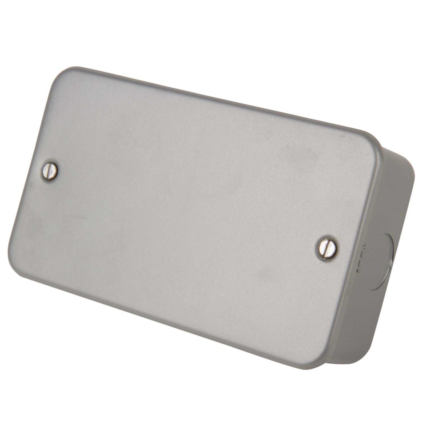 LGA Selectric 2 Gang Blank Plate Metal Clad