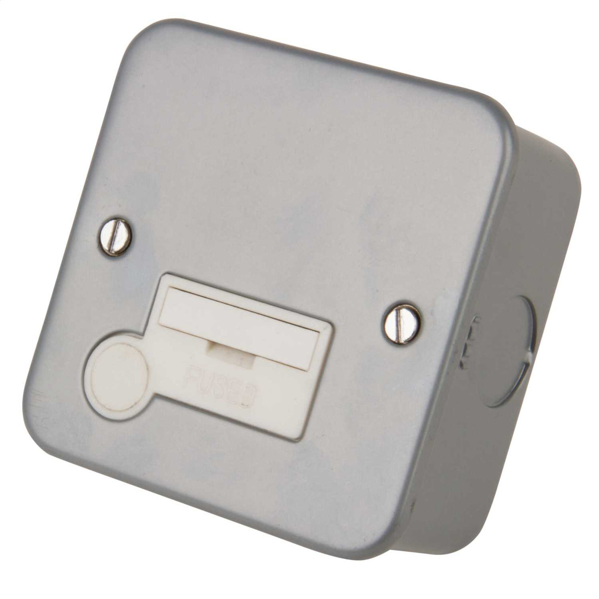 LGA Selectric 13A Unswitched Fused Spur with Flex Outlet Metal Clad