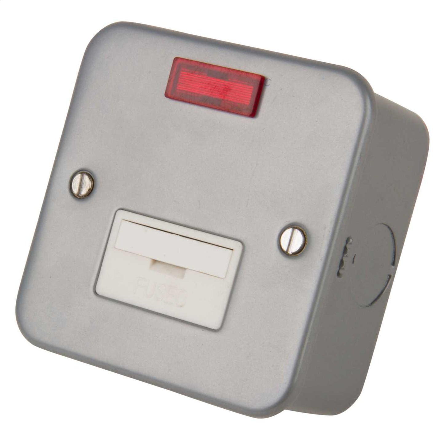 LGA Selectric 13A Unswitched Fused Spur with Neon Metal Clad