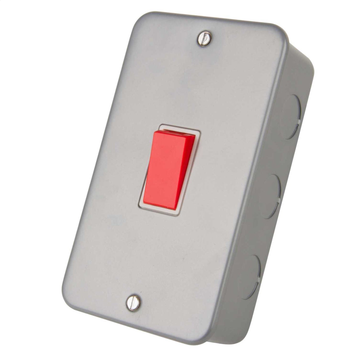 LGA Selectric 45A DP 2 Gang Vertical Switch Metal Clad