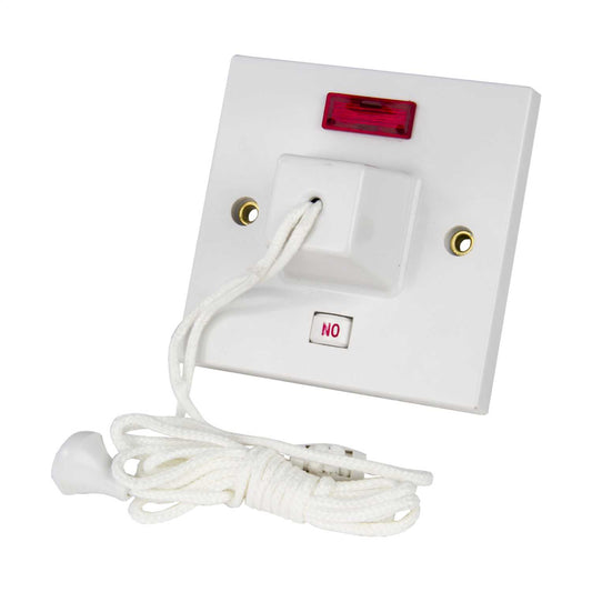 LGA Selectric 45A DP Switch with Neon White