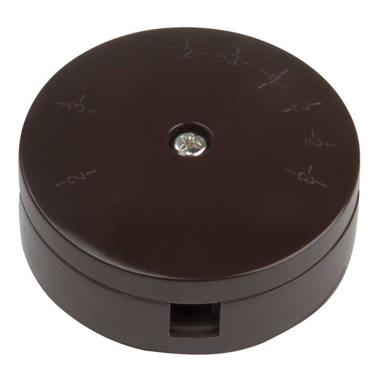 LGA Selectric 5A 4 Terminal Junction Box Brown