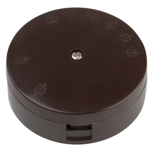 LGA Selectric 20A 4 Terminal Junction Box Brown