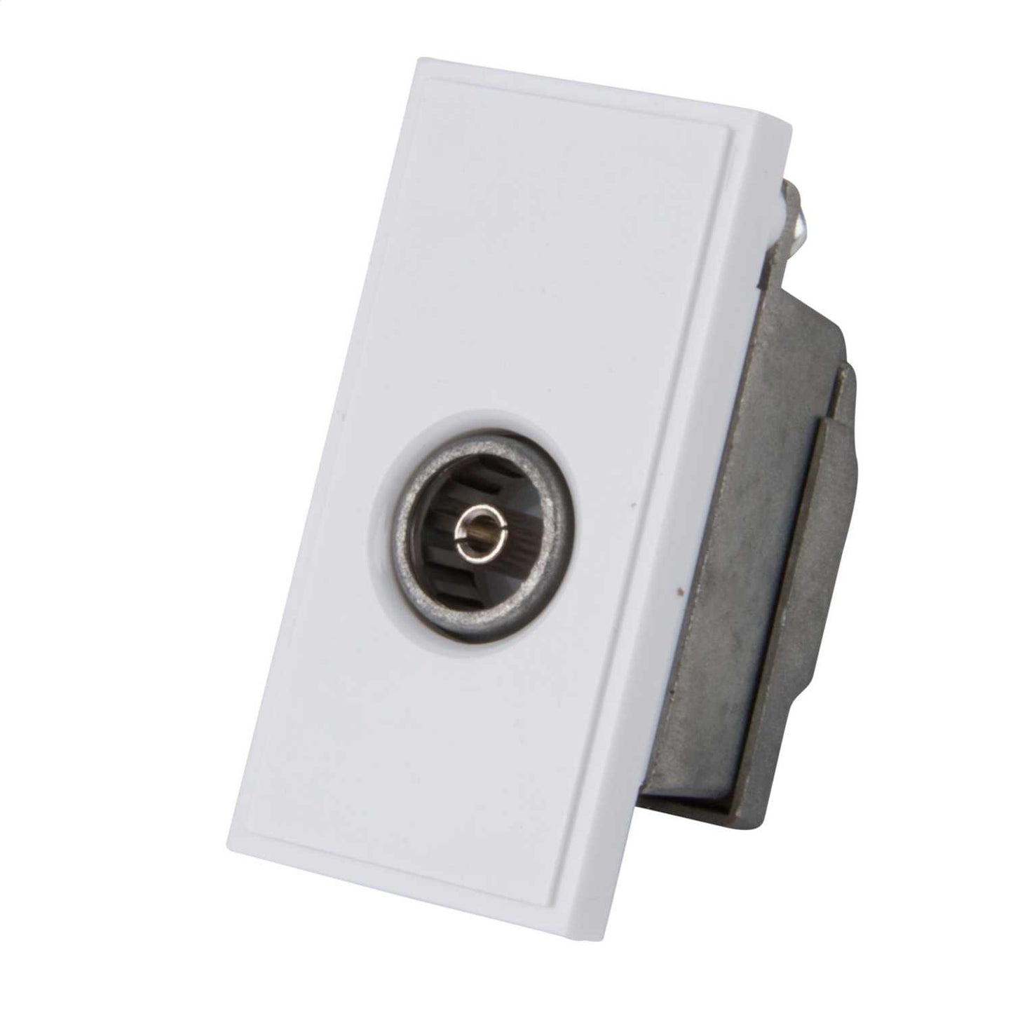 LGA Selectric Female TV Coax Non Isolated Euro Module White