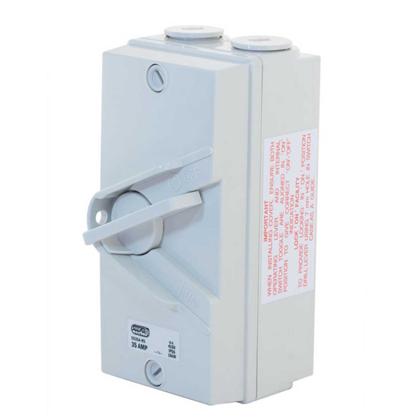 LGA Selectric 35A 4 Pole Rotary Isolator Switch IP56