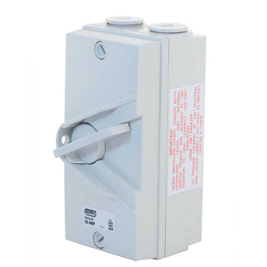 LGA Selectric 35A 4 Pole Rotary Isolator Switch IP56