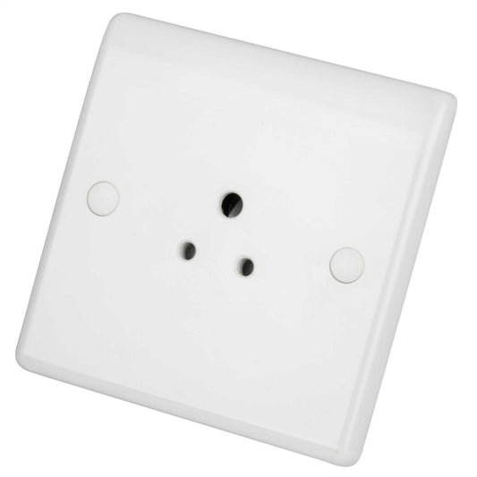 LGA Selectric 2A 1 Gang Unswitched Socket White