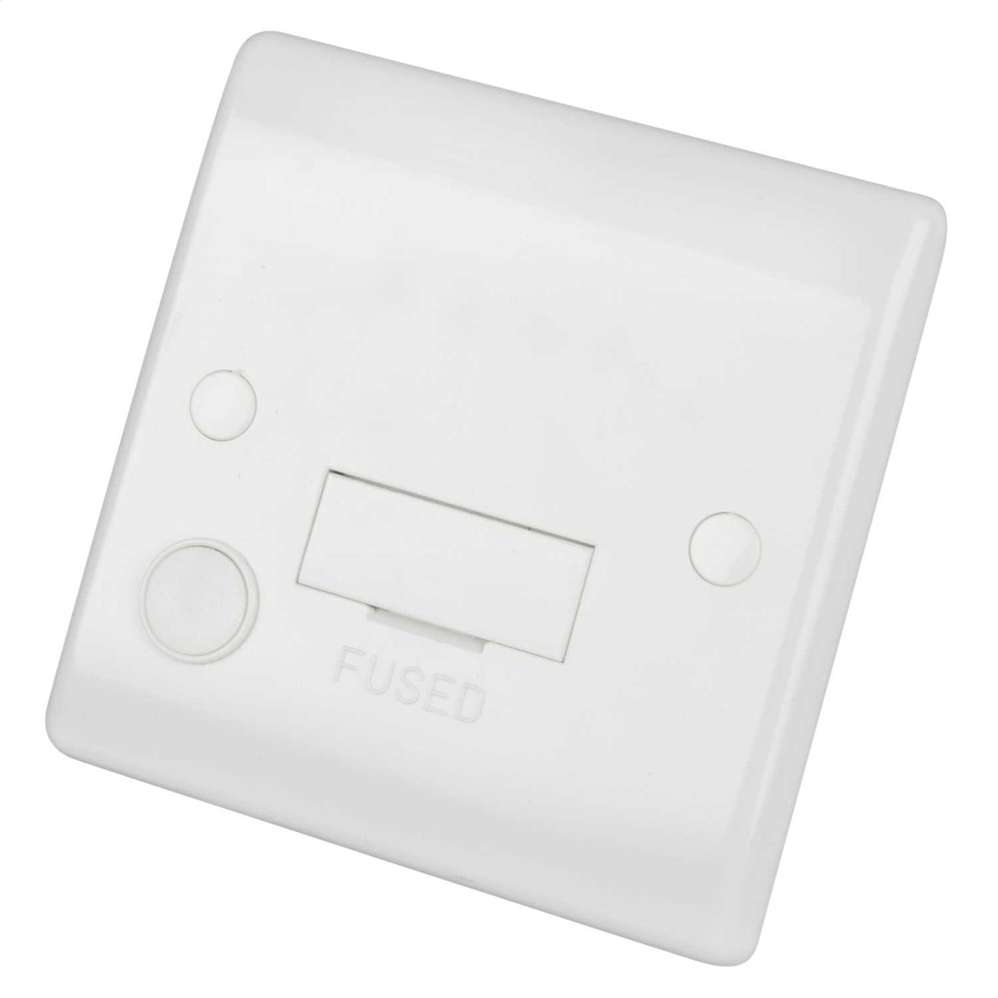 LGA Selectric 13A Unswitched Fused Spur with Flex Outlet White