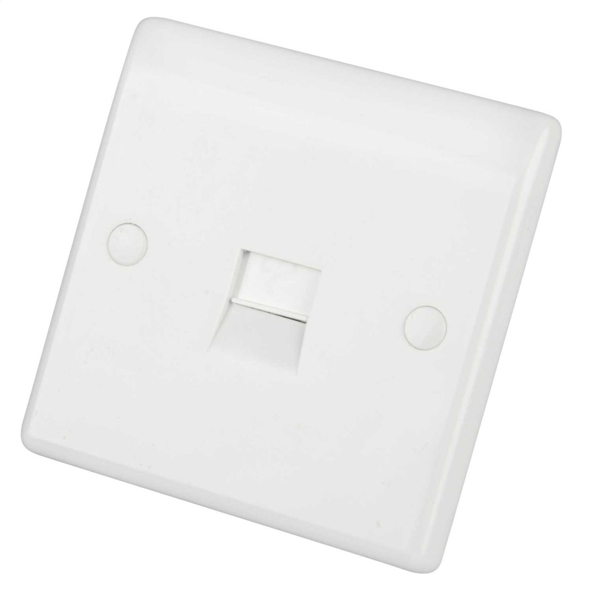 LGA Selectric 1 Gang Secondary Telephone Socket White