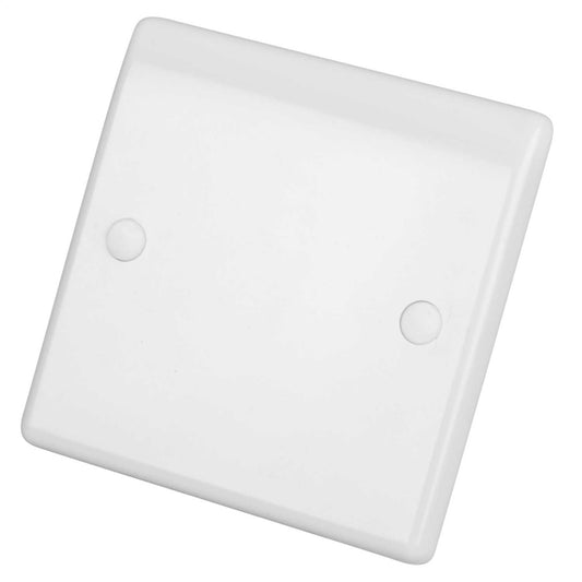 LGA Selectric 1 Gang Blank Plate White