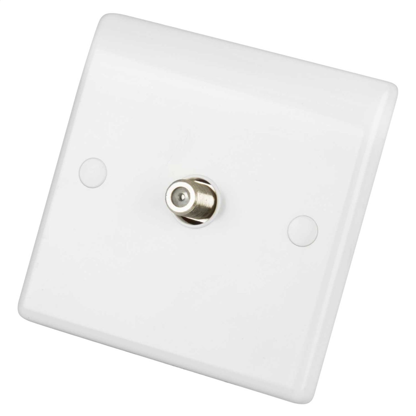 LGA Selectric 1 Gang Satellite Socket White