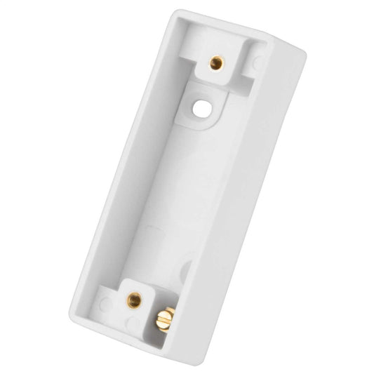 LGA Selectric 1 Gang 16mm Architrave Pattress Back Box White