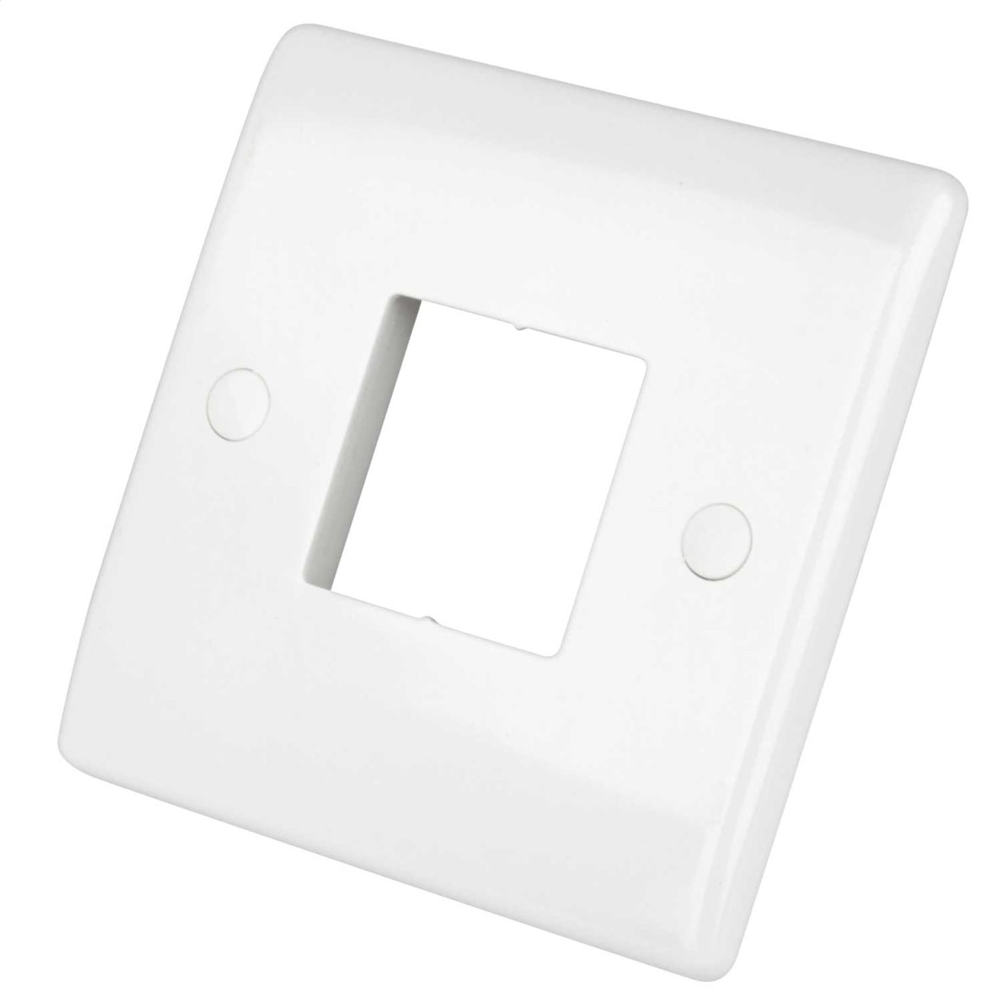 LGA Selectric 1 Gang 2 Module Front Plate White